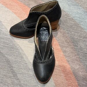 ELF Black Braided Heeled Boots